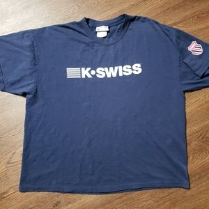 90s Vintage K Swiss Classic Logo Printed Sleeve